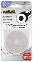 OLFA Endurance Rotary Blade 60mm 2/Pkg- 1139960 - £49.95 GBP
