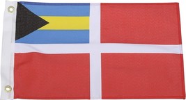 Seachoice Bahamas Courtesy Flag, 12 in. X 18 in., Nylon One Size, White - $20.64