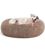 MIXJOY 30&quot; Medium Orthopedic Dog Bed Comfortable Donut Cuddler round Ult... - £38.87 GBP