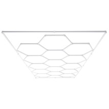 VEVOR Hexagon Garage Lights 66300LM 15 Grids Honeycomb LED Shop Ceiling ... - $365.74