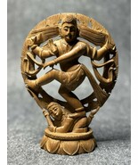 Vintage Wooden Shiva Statue Standing on Demon — Hand Carved Hindu Art - $1,610.83 MXN