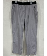 Butter Soft Scrubs Pants Grey Size XL Elastic Band Waist - $10.00