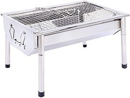 Jabells Charcoal BBQ Grill Stove Portable Barbecue Grill Folding Outdoor... - £35.48 GBP