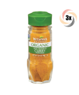 3x Shakers McCormick Gourmet Organic Hot Madras Curry Powder Seasoning |... - £23.19 GBP