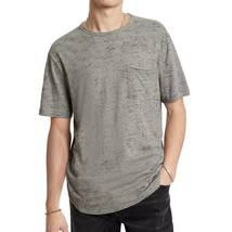 John Varvatos Men&#39;s Short Sleeve Cooper Sun Bleached Pocket Crew T-Shirt... - £49.57 GBP