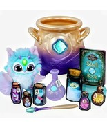 Magic Mixies Magical Misting Cauldron with Interactive 8&quot; Blue Plush Toy... - £109.81 GBP