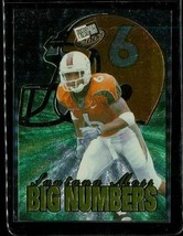 2001 Press Pass Big Numbers Chrome Football Card Bn 5/9 Santana Moss Hurricanes - £6.59 GBP