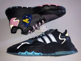 Adidas Originals Black Grey NINJA NITE JOGGER Men&#39;s Running Shoes 7.5 Men - £46.54 GBP