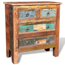  Vintage Cabinet Multicolor Reclaimed solid wood Medium Storage - $7,119.19 MXN