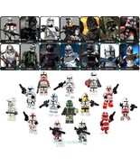 14pcs Star Wars Captain Rex Commander Gree Appo Bly Thorn Fox Neyo Minif... - $24.99