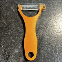 NEW Williams Sonoma Swissmar Y Peeler, Orange, Julienne Blade Kitchen Ga... - $7.99