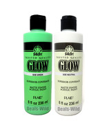 1 Big 8oz Glow In The Dark Matte Acrylic Paint Folk Art FolkArt - $18.95