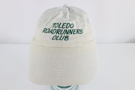 Vintage 90s Spell Out Ohio Toledo Road Runners Club Cotton Dad Hat Cap Gray - £15.88 GBP