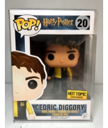 Funko Pop! Cedric Diggory #20 Hot Topic Harry Potter Franchise in protector - $24.18
