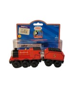 Thomas &amp; Friends Wooden Railway James + Tender 2001 Learning Curve New O... - £56.08 GBP