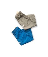 Pepper Toes Cargo Pants Boys 3T Blue Beige Elastic Waist Pockets Baby Lu... - £15.08 GBP