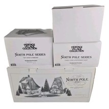 Dept 56 North Pole Series &quot;Start A Tradition&quot; Set 56390 Village Collection + Box - £43.26 GBP