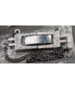 NOS Seiko Ladies Silver Tone Replacement Watch Band Clasp w Chain B922WC... - $27.62 CAD