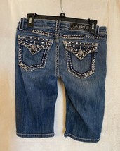 L.A. Idol Blingy Blue Denim Shorts Size 7 - £14.79 GBP