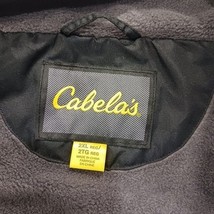 Cabela's M09JK001 Men's Black Full Zip Pockets Jacket Size 2XL Regular Chest 60" image 3