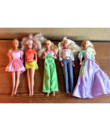 Vintage Barbie Dolls Lot of 5 - Mixed Outfits and Hairstyles - Collectib... - £18.77 GBP