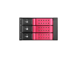 Bpn-De230Hd-Red Trayless 2 X 5.25&quot; To 3 X 3.5&quot; 12Gb/S Hdd Hot-Swap Rack - £139.07 GBP