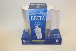 Brita Small 5 Cup Water Filter Pitcher with 1 Brita Standard Filter BRAN... - $14.84