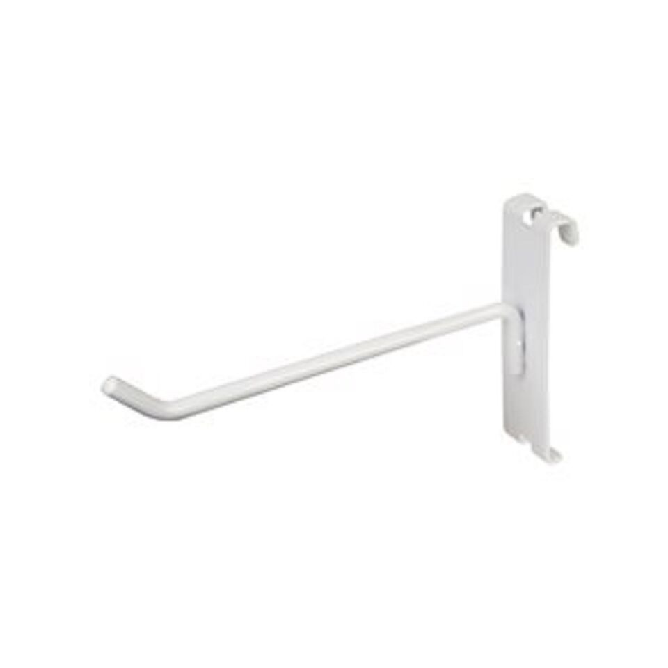 6&quot; Gridwall Hooks - 18 White Hooks For Gridwall or Mini Grid Cube Displays - $23.42