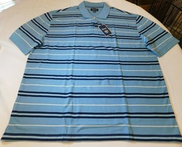 Bass G.H. Bass &amp; Company Men&#39;s Short Sleeve Polo Shirt XXL Saltwater Blu... - $25.24