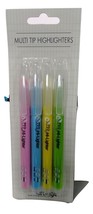 Orange Multi Tip Highlighters Marker Pen 4 - Color Set - $11.25