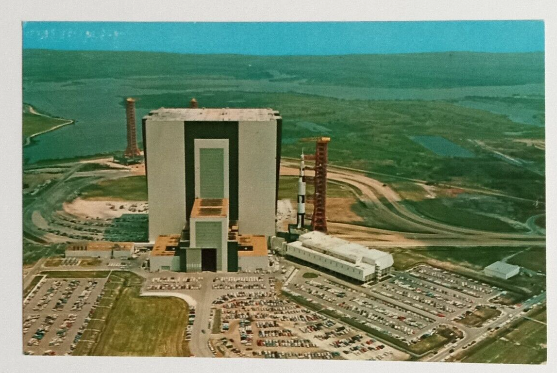Apollo Saturn V Aerial View Kennedy Space Center NASA FL Koppel Postcard 1970s b - £3.91 GBP