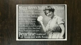 Vintage 1901 Pearline Soap Substitute Original Ad  721 - $6.64