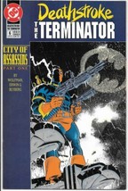 Deathstroke The Terminator Comic Book #6 DC Comics 1992 FINE+ - £1.37 GBP