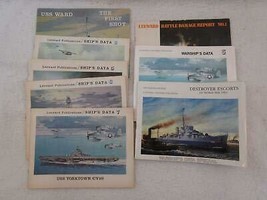 Lot of 8 SHIP&#39;S DATA Leeward Publications Pictorial Histories [Hardcover] unknow - £133.74 GBP
