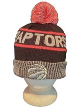 New Era NBA Toronto Raptors Black Grey Red Beanie Pom Cuffed Hat Cap - £12.18 GBP