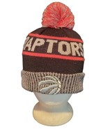 New Era NBA Toronto Raptors Black Grey Red Beanie Pom Cuffed Hat Cap - £12.14 GBP