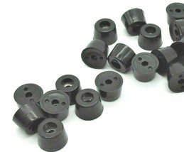 1/2” x 5/16” D X H Rubber Feet w Washer   Rubber Bumpers   Various Package Sizes - £8.03 GBP+