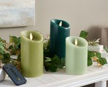 Luminara Set of 3 Colorscape Flameless Candles in - $193.99