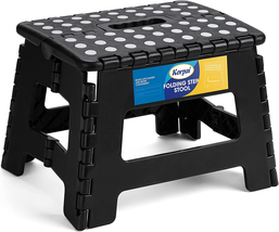 9&quot; Folding Step Stool for Adults and Kids Holds up to 300 Lbs,Non-Slip Folding S - £15.28 GBP