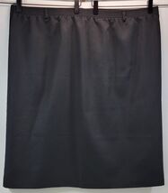 H) Vintage Just For Women Black Polyester Skirt Size 24W - $7.91