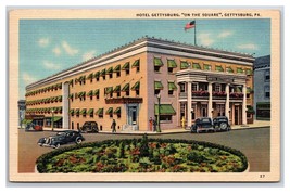 Hotel Gettysburg Pennsylvania  PA LInen Postcard T22 - $2.92