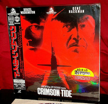 &#39;CRIMSON TIDE&#39; -Japanese Pressing on WS AC3 Laser Disc w/OBI -Near-mint  - $15.79