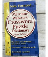 Merriam Webster&#39;s Crossword Puzzle Dictionary Mass Market Paperback New ... - £3.92 GBP