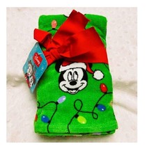 Disney Mickey Mouse Festive Christmas (2) Pack Hand Towels- NEW - $21.78