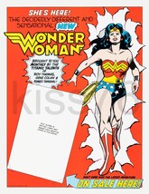Wonder Woman 17 x 22 &quot;On Sale Here&quot; Dealer Comic Book Promo Poster DC Comic 1981 - £23.59 GBP