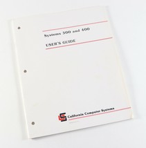 Vintage CCS California Computer Systems 300 and 400 User&#39;s Manual - £17.77 GBP