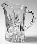 Princess House Crystal pitcher 32Oz Royal Highlights pattern Fan and cri... - €25,23 EUR