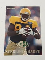 Sterling Sharpe Green Bay Packers 1995 Fleer TD Sensation Card #6 - £0.78 GBP