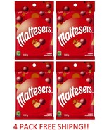 (4 PACK)MALTESERS Milk Chocolate Candy Bites 100g each Bag FRESH From Ca... - $24.74