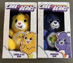 Care Bears Laugh-A-Lot &amp; Harmony Bear Micro Mini 3” Plush NIB NEW Lot Of 2 - £10.06 GBP